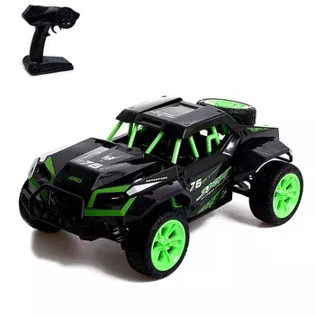 Машина радиоуправляемая «Багги», 1:16, 4WD, 25 км/ч, работает от аккумулятора, цвет зелёный