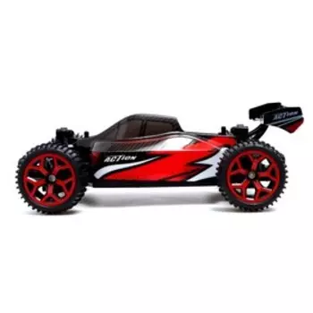 Машина радиоуправляемая «Багги», масштаб 1:18, 4WD, 20 км/ч, с аккумулятором, цвет красный