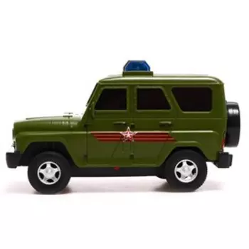 Машина радиоуправляемая «УАЗ Хантер. Армия России», 15 см, свет, цвет зелёный