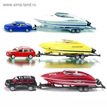 Машина с катером, МИКС