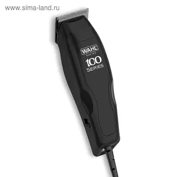 Машинка для стрижки Wahl 1395-0460, 9 Вт, 8 насадок, ширина 40 мм, от сети, чёрная