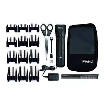 Машинка для стрижки Wahl 1661-0465, 7.5 Вт, 0.7-25 мм, нерж. сталь, от АКБ/220 В, чёрная