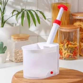 Машинка для удаления косточек из вишни Доляна «Вишнёвый сад», контейнер 450 мл, белая