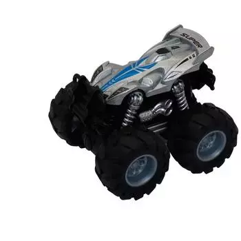 Машинка гоночная 4×4, фрикционная, двойной реверс, цвет серебристый