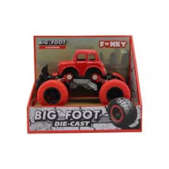 Машинка, инерционный механизм, рессоры, цвет красный