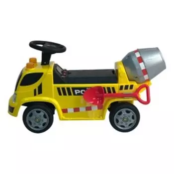 Машинка-каталка детская Farfello «Бетономешалка», цвет жёлтый