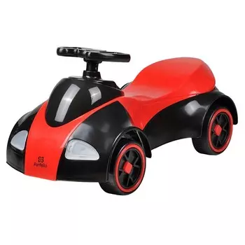 Машинка-каталка детская, музыкальная, цвет чёрный