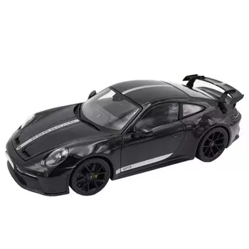 Машинка Maisto Die-Cast 2022 Porsche 911 GT3, 1:18, цвет чёрный