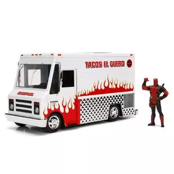 Машинка с Фигуркой Deadpool Taco Truck Дэдпул