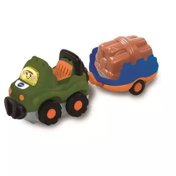 Машинка «Внедорожник с прицепом»