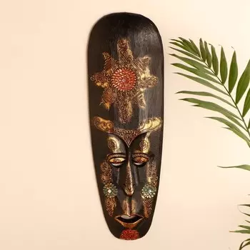 Маска "Абориген" дерево 3х12х50 см