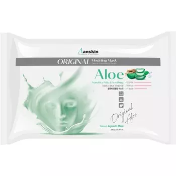 Маска альгинатная Anskin Aloe Modeling Mask, успокаивающая, 240 г