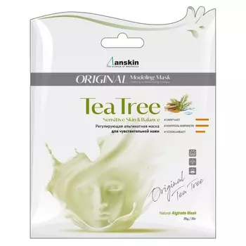 Маска альгинатная Anskin Teatree Modeling Mask, с экстрактом чайного дерева, 25 г