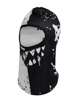 Маска-балаклава Black and White, размер универсальный, чёрная