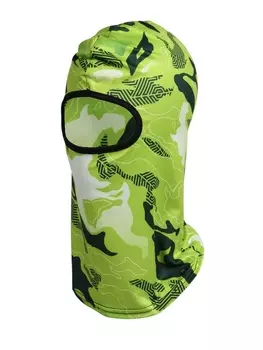 Маска-балаклава Green Spots, размер универсальный, зелёная