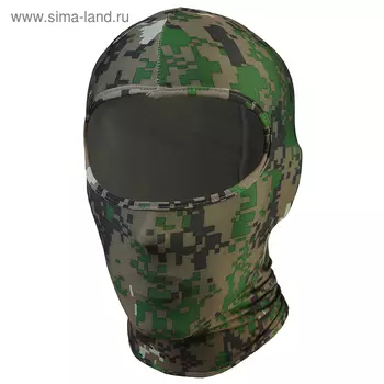 Маска-балаклава защитная ONLYTOP, лайкра, р. универсальный, цвет хаки