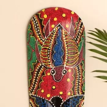 Маска "Черепаха" дерево 3х12х50 см