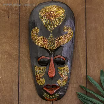 Маска "Чудо" дерево 3х12х30 см