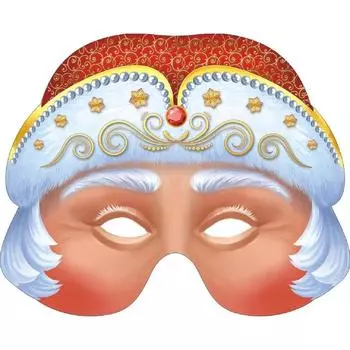 Маска «Дед Мороз», на резинке, картон