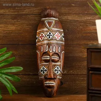 Маска дерево "Абориген" 30х10х4 см