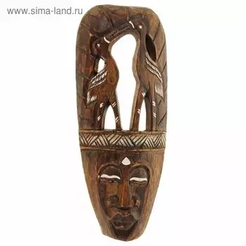 Маска дерево "Аисты" 30х4х12 см