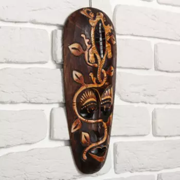 Маска дерево "Геккон" 30х13х2 см