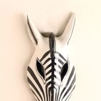 Маска «Зебра», 30114.5 см, дерево