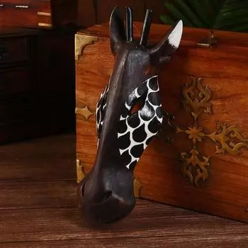 Маска дерево "Жираф" 30х11х4,5 см