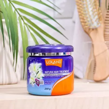 Маска для гладких и прямых волос Lolane с экстрактом белой лилии, 250 мл