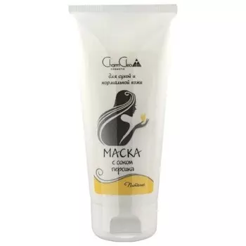Маска для лица CharmCleo, с соком персика, для сухой и нормальной кожи, 100 мл