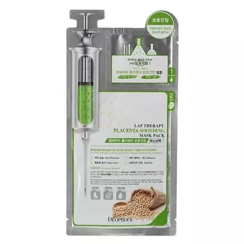 Маска для лица на тканевой основе с экстрактом плаценты 25 гр