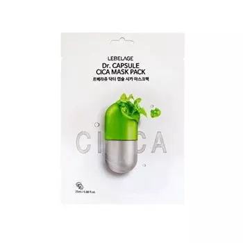 Маска для лица тканевая с экстрактом центеллы азиатской LEVELAGE