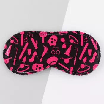 Маска для сна «БДСМ», 19.3 х 9.5 см, цвет чёрный