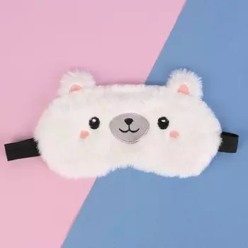 Маска для сна «Белый мишка»