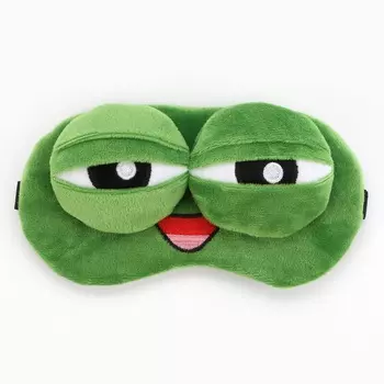Маска для сна «Дружок», 12.520 см, зелёная