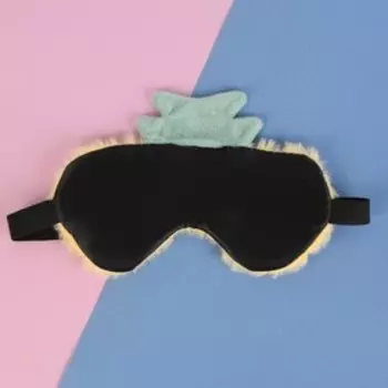 Маска для сна Tropical senses, жёлтая