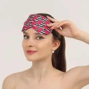 Маска для сна ТРОПИКИ 19,5*8,5см одинарн резинка МИКС пакет вклад ОТ
