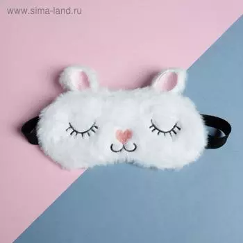 Маска для сна «Заяц», белая