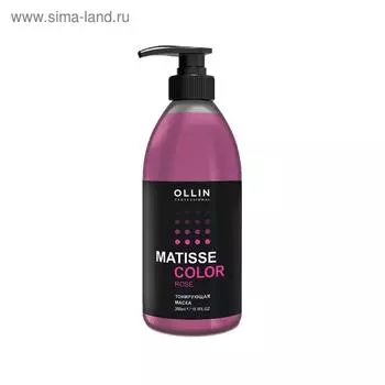 Маска для тонирования волос Ollin Professional Matisse Color, цвет розовый, 300 мл