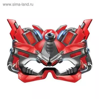 Маска из картона «Трансформер красный»