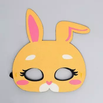 Маска карнавальная «Заюшка» с блёстками