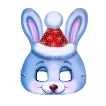 Маска "Кролик - 1" 25х24 см