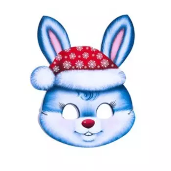 Маска "Кролик - 3" 25х24 см