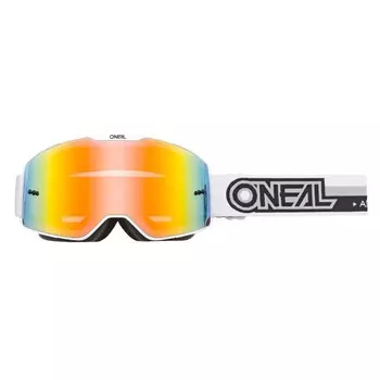 Маска кроссовая O'Neal B-20 Proxy, белый, иридиевые линзы, ANTIFOG