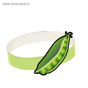 Маска-ободок «Горох», картон