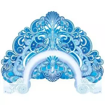 Маска-ободок «Снегурочка», на резинке