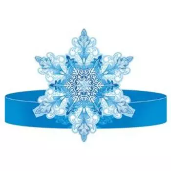 Маска-ободок «Снежинка»
