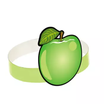 Маска-ободок «Яблоко», картон