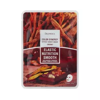 Маска тканевая для лица Deoproce, с экстрактом женьшеня и восточных трав, 20 г