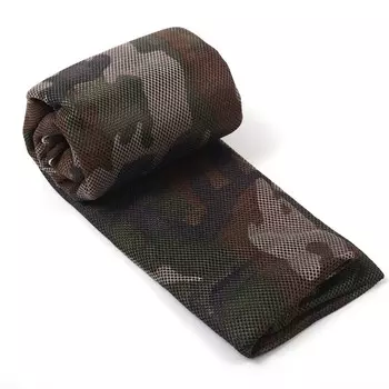 Сетка маскировочная, 21.5 м, одинарная, тёмно-зелёная, коричневая